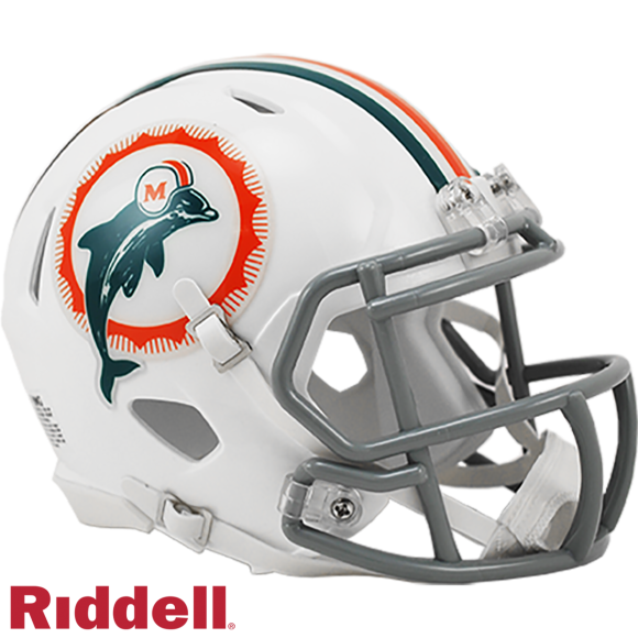 Miami Dolphins Throwback Speed Mini Helmet 1972