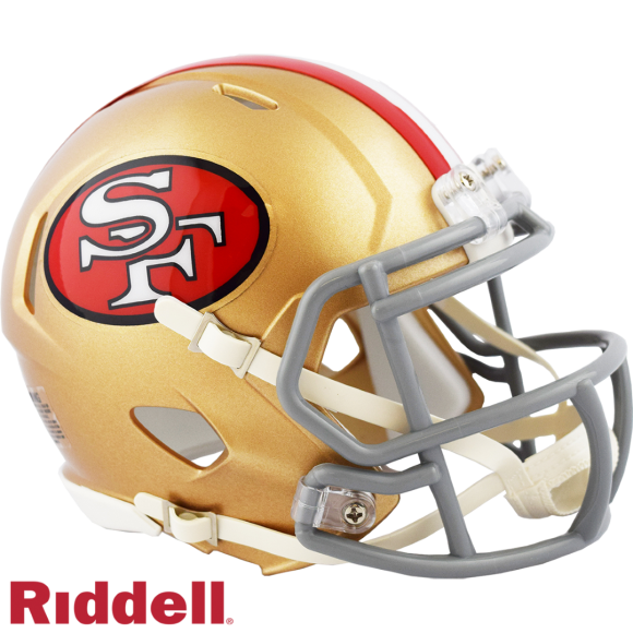 San Francisco 49ers Throwback Speed Mini Helmet 1964-95