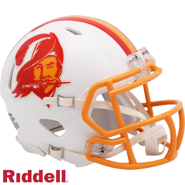 Mini Casco Throwback Speed 1976-96 de los Tampa Bay Buccaneers