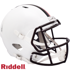Mini Casco Cleveland Browns On-Field 2023 Alternate Speed (Blanco)