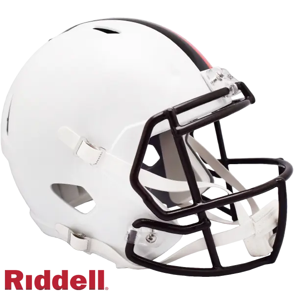 Casco Mini Speed Alternativo 2023 dei Cleveland Browns (White Out)