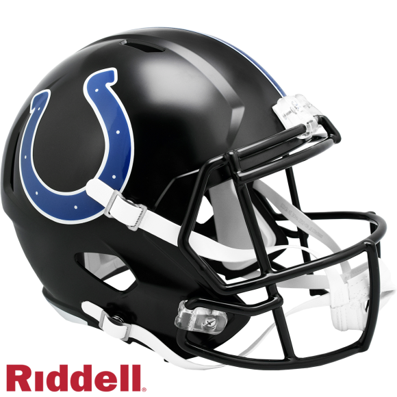 Indianapolis Colts auf dem Feld 2023 alternative Geschwindigkeit Replik Helm