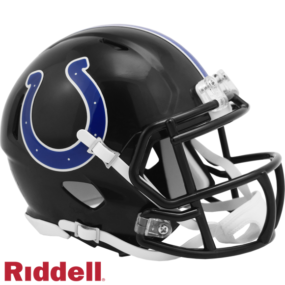 Indianapolis Colts auf dem Feld 2023 alternative Geschwindigkeit Mini Replik Helm
