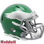 Philadelphia Eagles auf dem Feld 2023 alternative Geschwindigkeit Mini Replik Helm