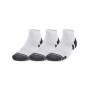 Unter Armour Leistung Tech Low Cut Socken 3pk wei