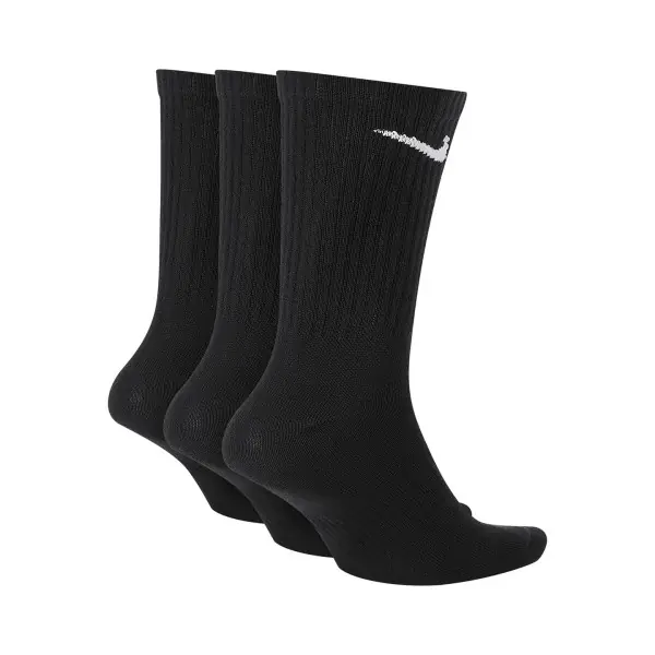 Calzini Nike Dri-Fit Crew 3pk Nero Heel