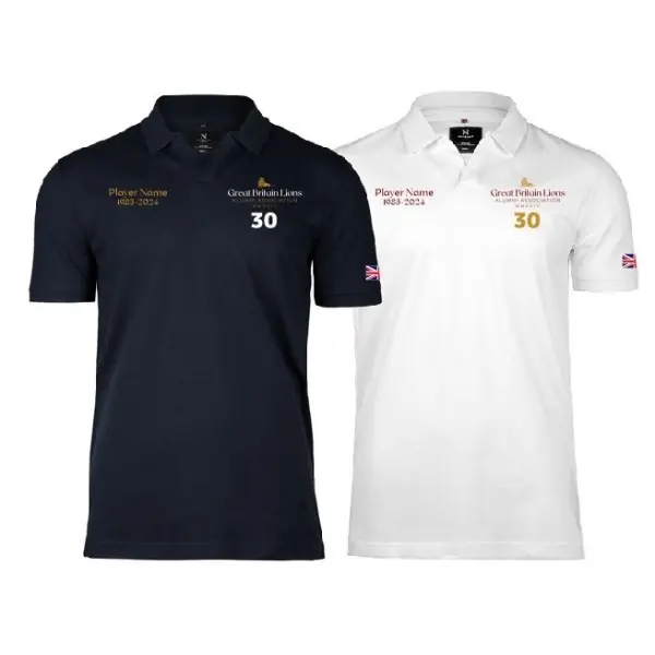 Great Britain Lions Alumni - Deluxe Embroidered Polo Shirt
