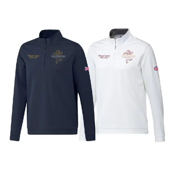 Great Britain Lions Alumni - Adidas Embroidered Athletic 1/4 Zip