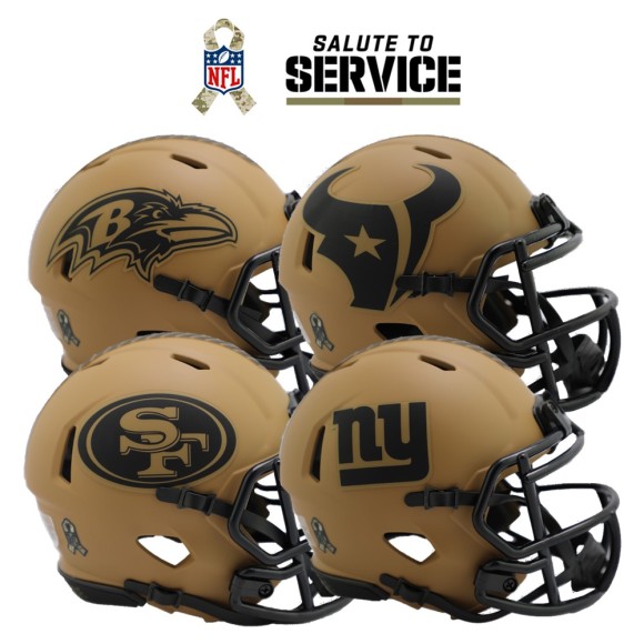NFL Salute to Service Speed Mini Helmets