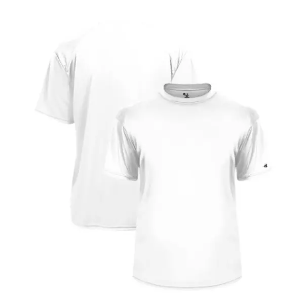 Performance-T-shirt med tryck och broderier