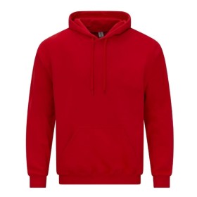 Essentials - Felpa con cappuccio in cotone classico con testo a blocchi