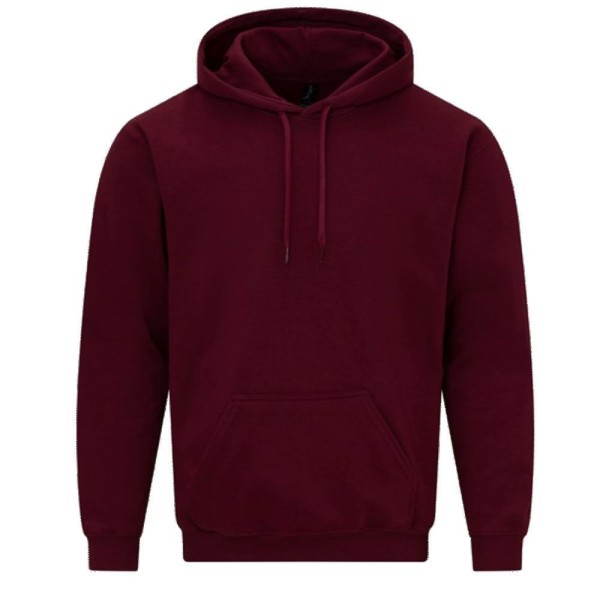 Essentials - Felpa con cappuccio in cotone classico con testo inclinato