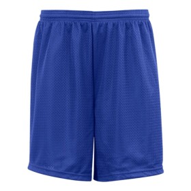 Essentiell - Bestickte Mesh-Trainingsshorts