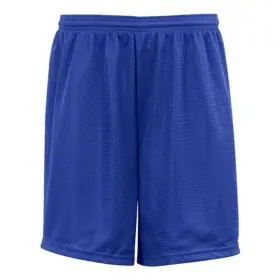 Essentiell - Bestickte Mesh-Trainingsshorts