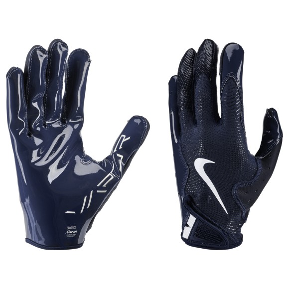 blue nike football gloves