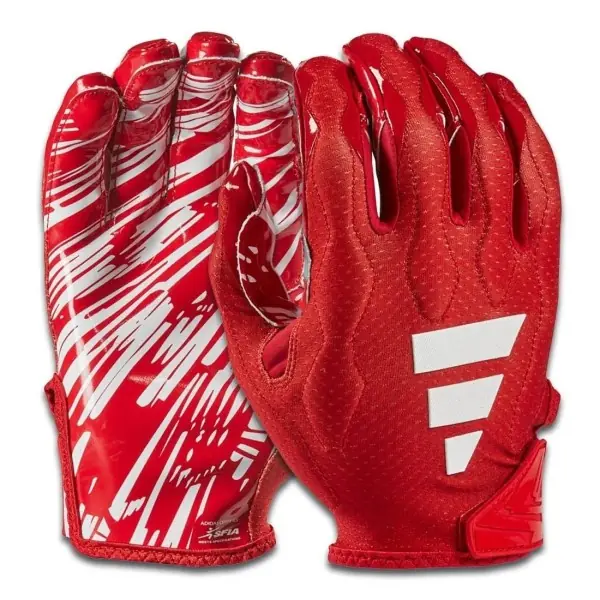 Guantes de Receptor Acolchados Adidas Freak 6.0 Rojos