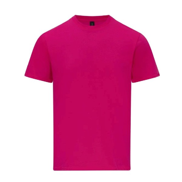 Essentials - T-shirt i klassisk bomuld med skrå tekst