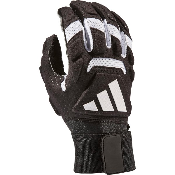 Adidas Adizero Chaos Lineman Gloves Black White