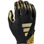 Adidas Freak 6.0 Gepolsterte Receiver-Handschuhe Schwarz Gold Rückseite
