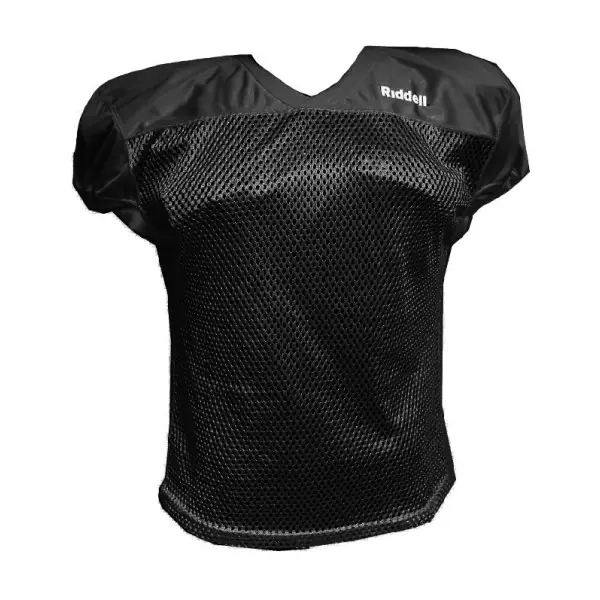 Camiseta de práctica Riddell Pro Cut Negra