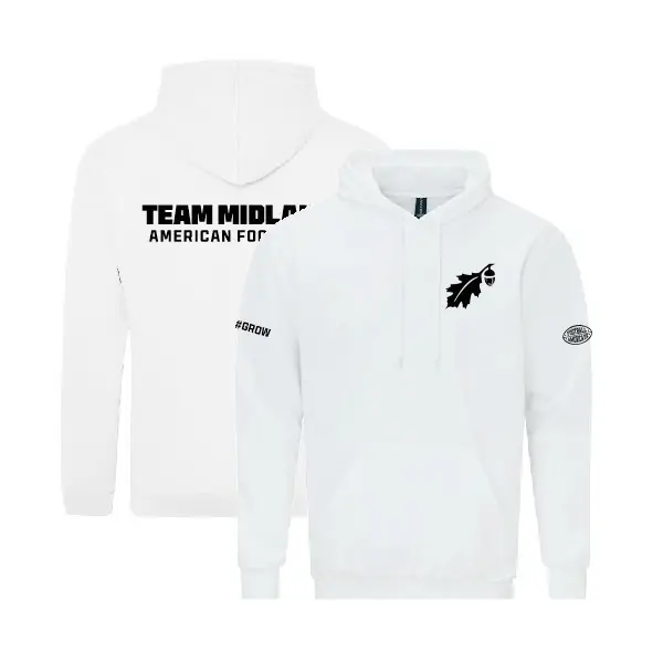 copy of Team Midlands - Embriodered & Printed Cotton Hoodie