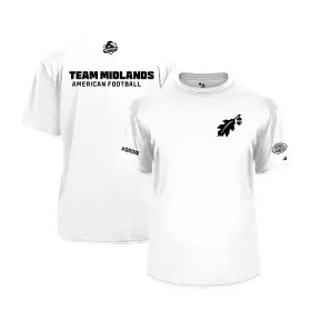 Team Midlands - Players Embroidered & Printed Performance T-Shirt