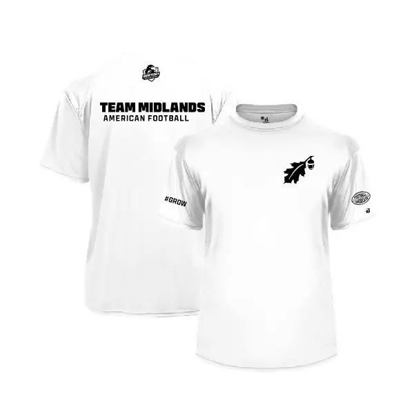 Team Midlands - Players Embroidered & Printed Performance T-Shirt