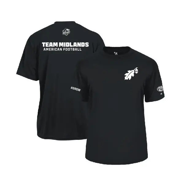 Team Midlands - Coaches Embroidered & Printed Performance T-Shirt