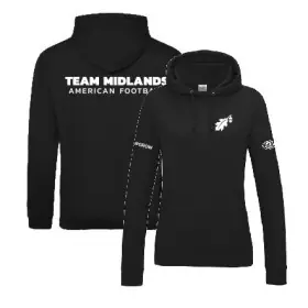 Team Midlands - Women's Coaches Embroidered & Printed Cotton Hoodie