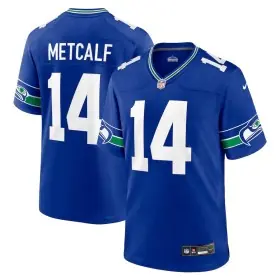Jersey de Juego Alternativo Nike de los Seattle Seahawks - DK Metcalf frente y reverso