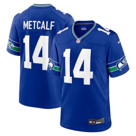 Seattle Seahawks Nike Alternate Game Jersey - DK Metcalf for- og bagside