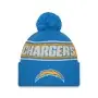 Los Angeles Chargers New Era 2024 Bonnet Sport Tricoté Sideline Avant