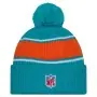 Miami Dolphins New Era 2024 Sideline Sport Stickad Rygg