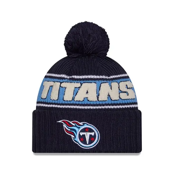 Tennessee Titans New Era 2024 Sideline Sport Strickmütze Vorderseite