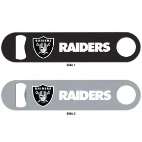 Las Vegas Raiders metal flaskeåbner for og bag