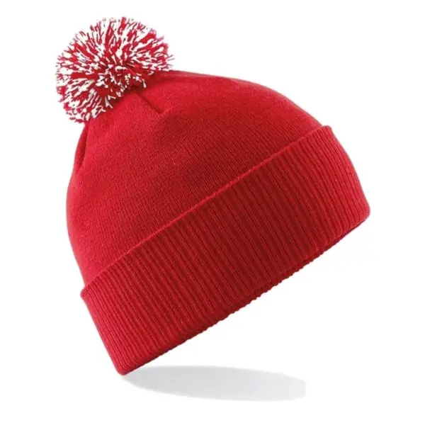 Hovedbeklædning - Broderet Bobble Hat