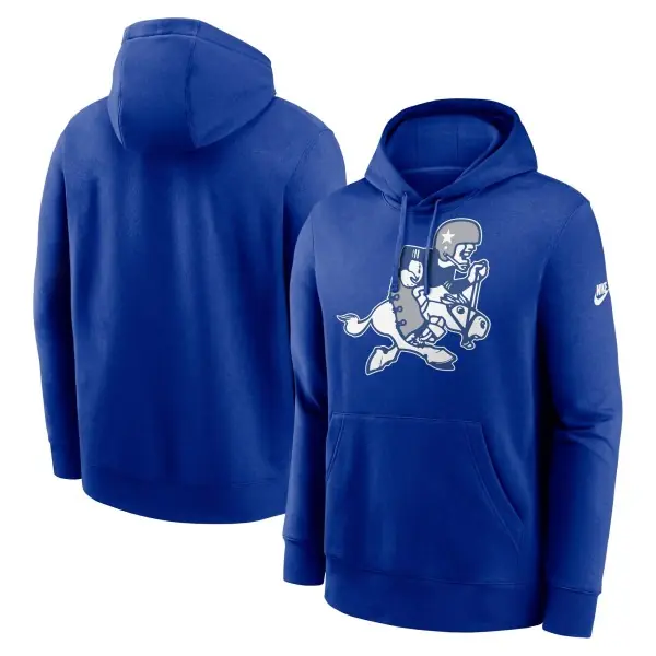Sudadera con Capucha Nike delantera y trasera de los Dallas Cowboys