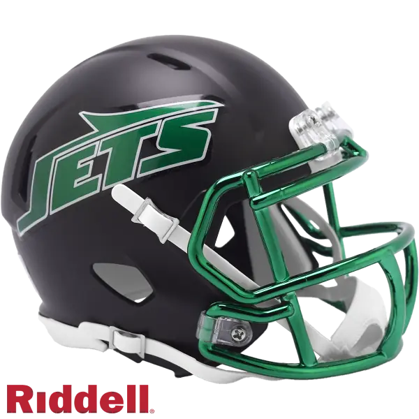 New York Jets På Fältet Alternativ Hastighets Minihjälm 2024