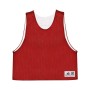 Maglia da allenamento reversibile rossa
