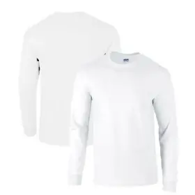 Hold - Rund tekst klassisk bomuldslangærmet T-shirt