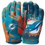 Miami Dolphins Wilson NFL Stretch Fit Voksen Receiver Handsker