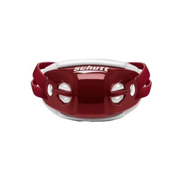 Schutt Elite Hard Cup Kinnriemen Rot