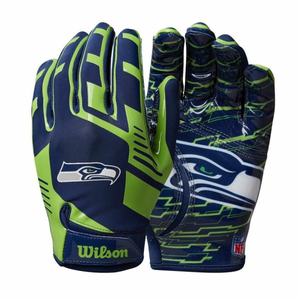 Seattle Seahawks Wilson NFL Stretch Fit Receiver-handskar f
