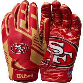 San Francisco 49ers Wilson NFL Stretch Fit Erwachsene Receiver-Handschuhe