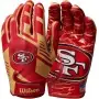 San Francisco 49ers Wilson NFL Stretch Fit Vuxna Receiver Handskar