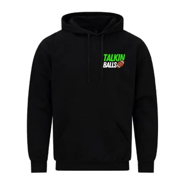 Talkin Balls - Embroidered Hoodie